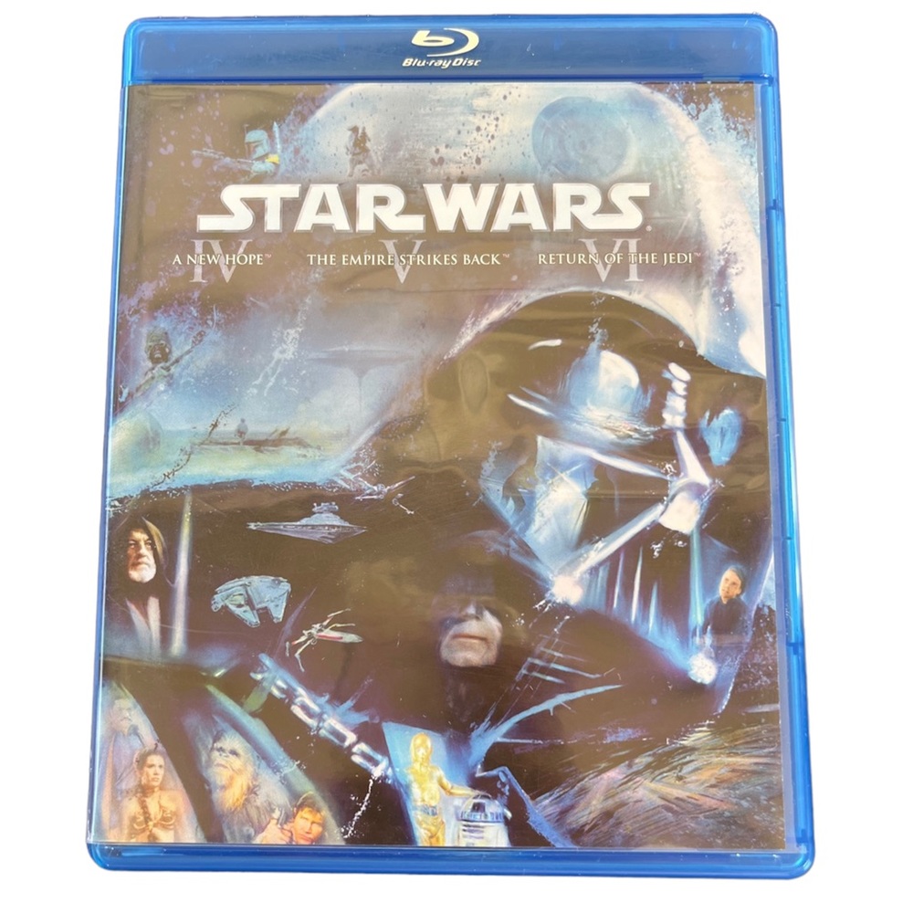 Star Wars IV The Original Trilogy Episodes IV-VI Blue-ray Disc 2011 3 Disc Set